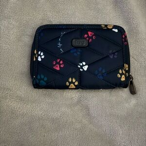 Lug Rodeo Wallet with Paw Print Accents